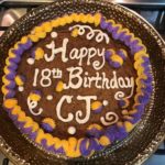 Giant Chocolate Chip Cookie Cake