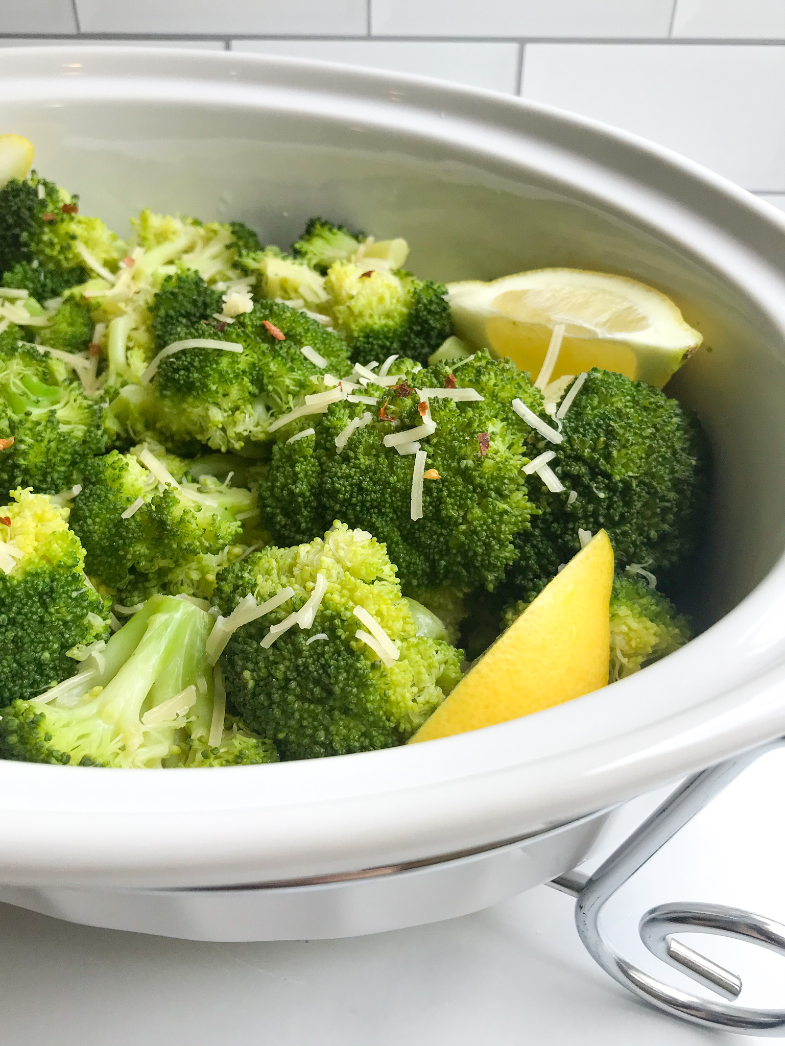 Pressure Cooker Steamed Broccoli