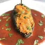 Chicken Stuffed Poblano Peppers