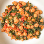 Chick Peas and Spinach