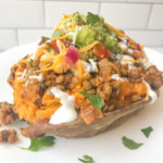 Vegetarian Taco Sweet Potatoes