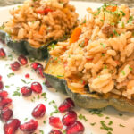 Acorn Squash and Dirty Rice