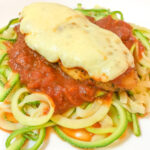 Air Fried Chicken Parm with Zoodles